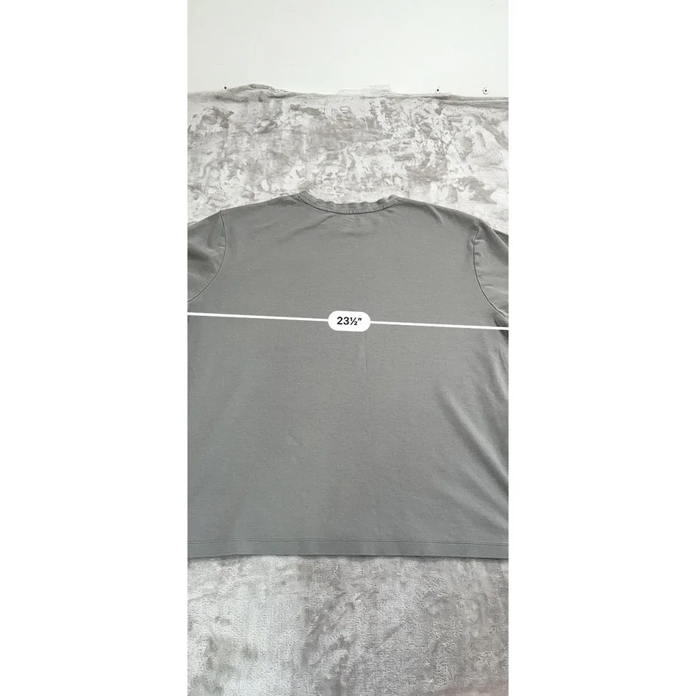 Banana Republic Men's Luxe Touch Performance Tee Cotton‎ Gray Size 2XL T-Shirt